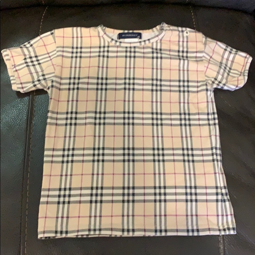 Burberry shirt top 3 y 3T unisex boys or girls